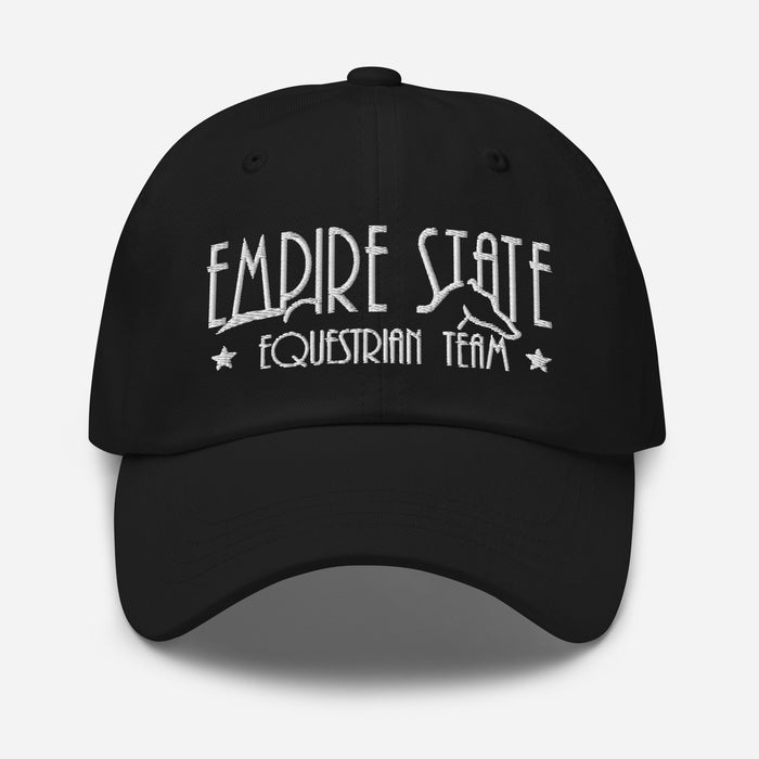 Empire State Embroidered Baseball Cap - Velcro Back
