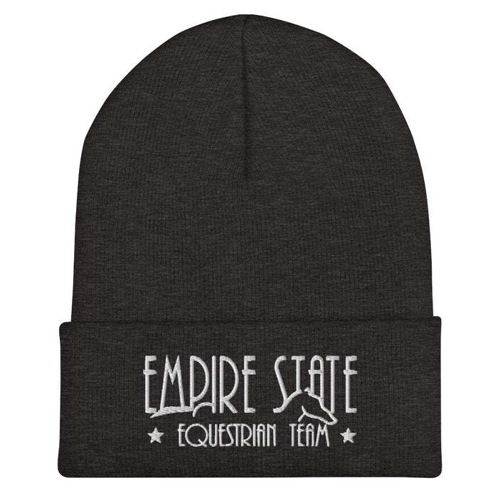 Empire State Embroidered Cuffed Beanie